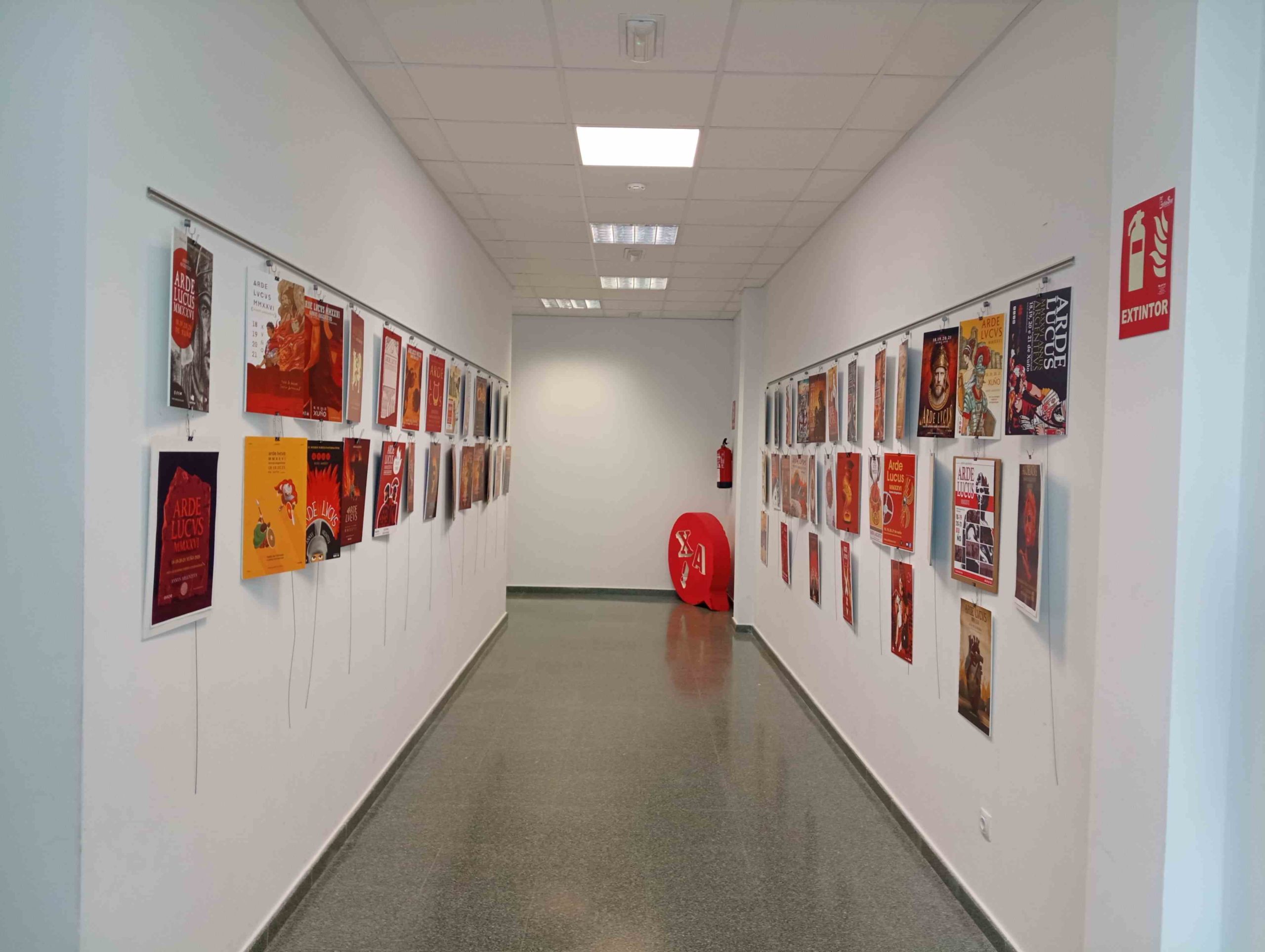 Exposición de carteles presentados para el Arde Lucus 2026 - Año de Plata