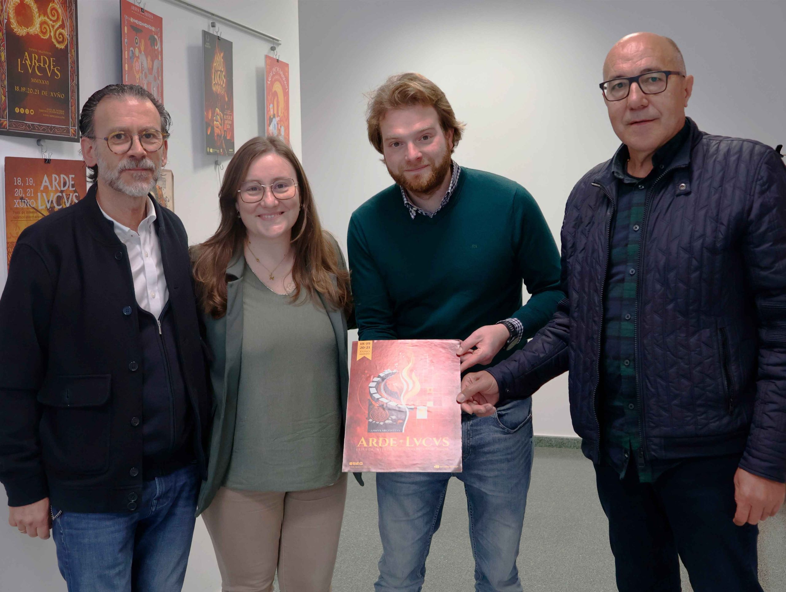 Cartel ganador del concurso de diseño gráfico Arde Lvcvs 2026