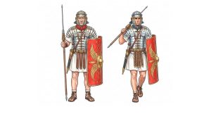 Legionarios romanos
