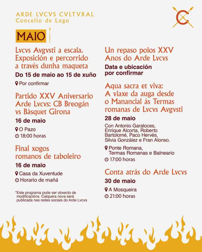 Arde Lvcvs Cultural - Programación