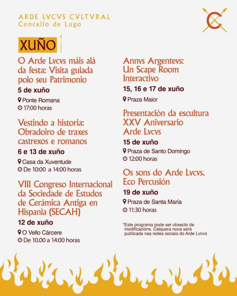 Arde Lvcvs Cultural - Programación